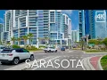Sarasota Florida City Drive 4K - Circus City Driving Tour
