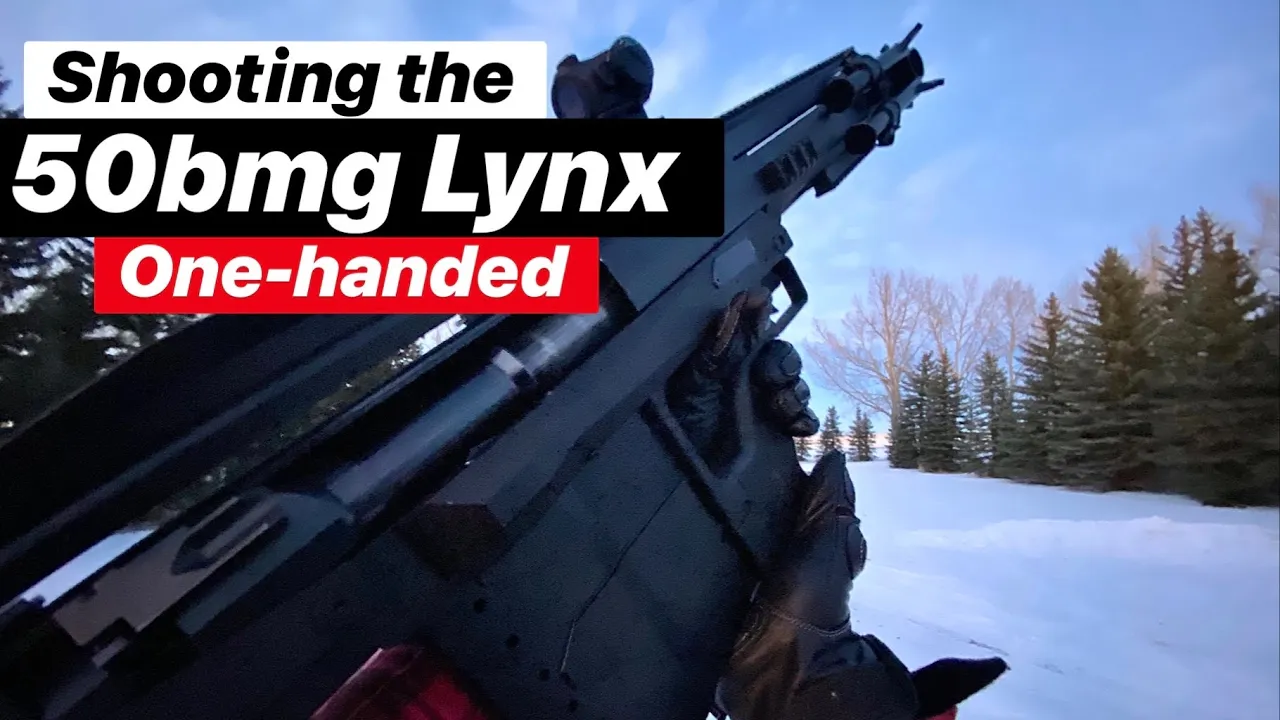 SHOOTING 50BMG ONE-HANDED?? Sero GM6 Lynx