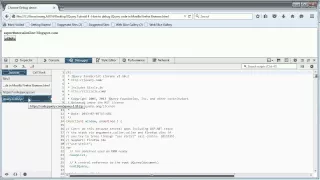 JQuery Tutorial 4 - How to debug JQuery code in Mozilla Firefox Browser