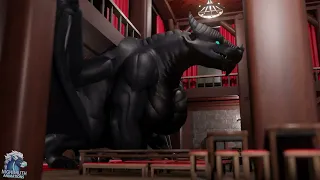 a spiked drink artherion feral dragon growth animation 
