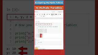 Assigning Multiple Value to Multiple Variables Py Fundamentals - 4