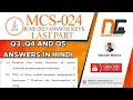 MCS024 Java June 2023 Part2 Q3 Q4 and Q5 answers