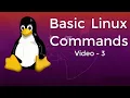 Linux Tutorial 3 Basic Linux commands copy move ls and chmod commands