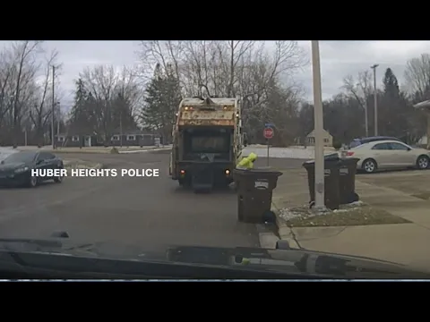 Ohio garbage man discovers wanted suspect hiding in trash bin