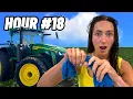 Trying To Drive A Tractor For 24 Hours
