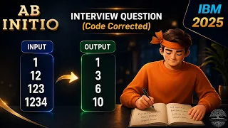 IBM 2025 Aggregate with No Rollup - Abinitio Interview Qs Solved