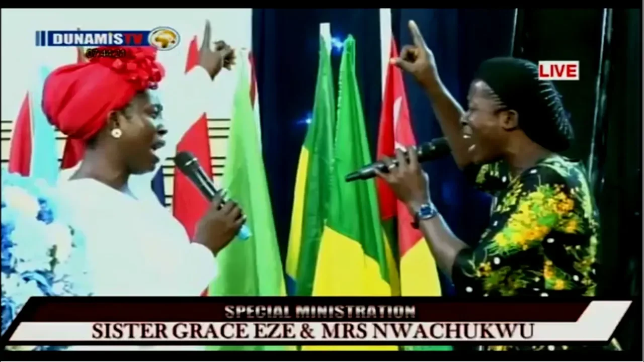 Mrs Osinachi Nwachukwu and Twin Sister Grace Eze (Live Ministration) #IMFFC2018
