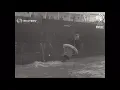 NEDERLAND: BELGISCH VRACHTSCHIP LIMBOURG LOOPT AAN DE GROND VOOR DE WESTKUST VAN NEDERLAND (1955)