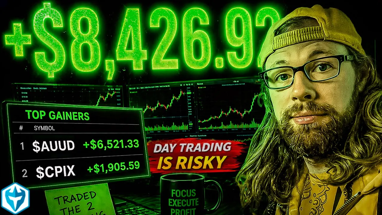 Day Trading the Top 2 Leading % Gainers in the Market: video thumbnail