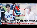 Download Lagu Kim Taehyung Rushes Back from LA – What’s Behind His Quick Return to Korea?