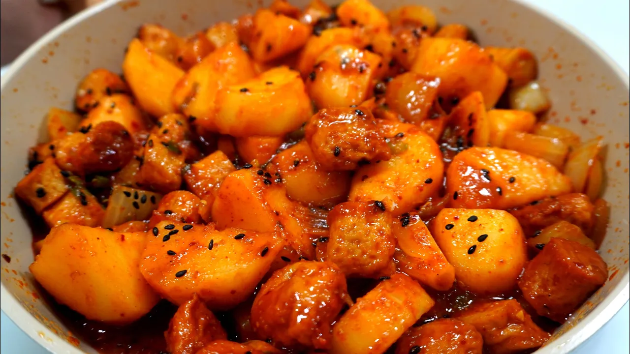 기사식당 감자조림