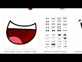 OLD bfdi mouths are everywhere