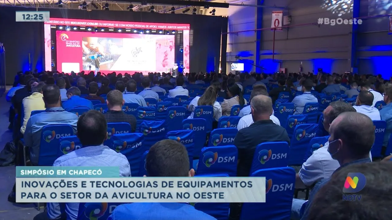 Simpósio traz inovações e tecnologias de equipamentos para o setor da avicultura no oeste