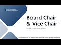 2025 Trustee Training Library Board Chair and Vice Chair