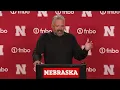 Nebraska Football Matt Rhule fall camp press conference