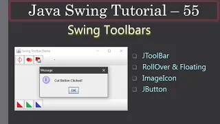 Swing Toolbar via JToolBar Swing Tutorial