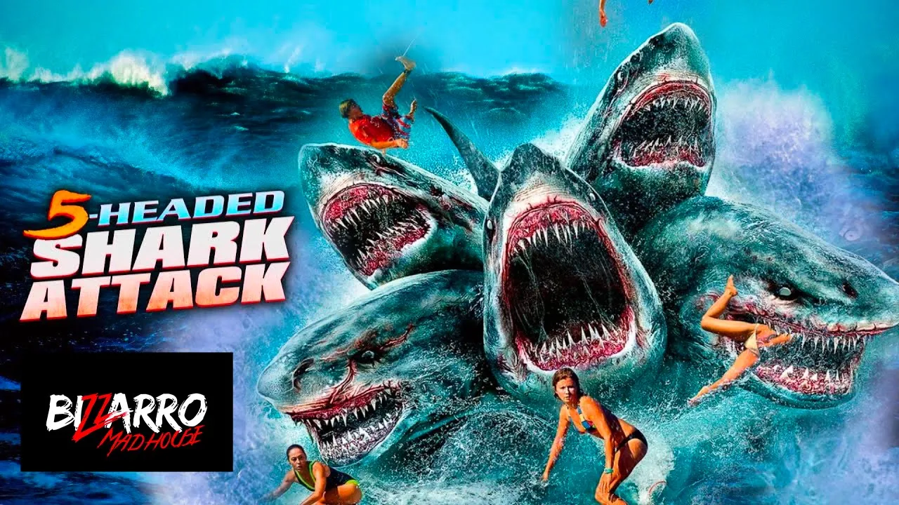 5 Headed Shark Attack - Full Movie HD by Bizzarro Madhouse