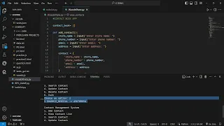 Contact Book using Python Simple Python Project
