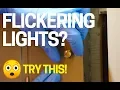 How to Fix Flickering Lights in Your House - Blinking