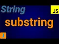 JavaScript String Substring