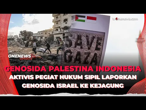 Aktivis HAM Laporkan Dugaan Genosida Israel ke Kejaksaan Agung