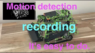 Easy motion detection tracking use OpenCV python tutorial
