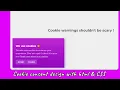 Cookie Consent Design With HTML CSS Cookie Consent Banner