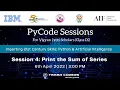 PyCode Session 4