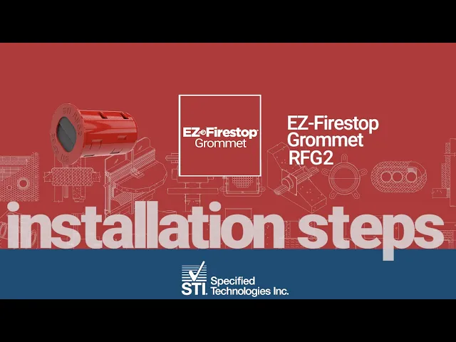 Пожарен громет Ф25мм RFG2 EZ-PATH, LEGRAND, CM350705 - стъпки за монтаж