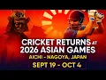 Japan Hosts Cricket s Asian Games 2026