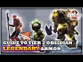 How to Make Suffused Obsidian Armor tier 2 in Guild Wars 2 Legendary Open World Cosmetic Upgrade