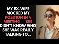 Download Lagu My Ex Wife Mocked My Position in a Meeting — She Didn’t Know Who She Was Really Talking #Infidelity