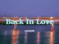 LEISURE - Back In Love