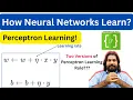 Perceptron Learning Algorithm Explained Step-by-Step with Solved Examples