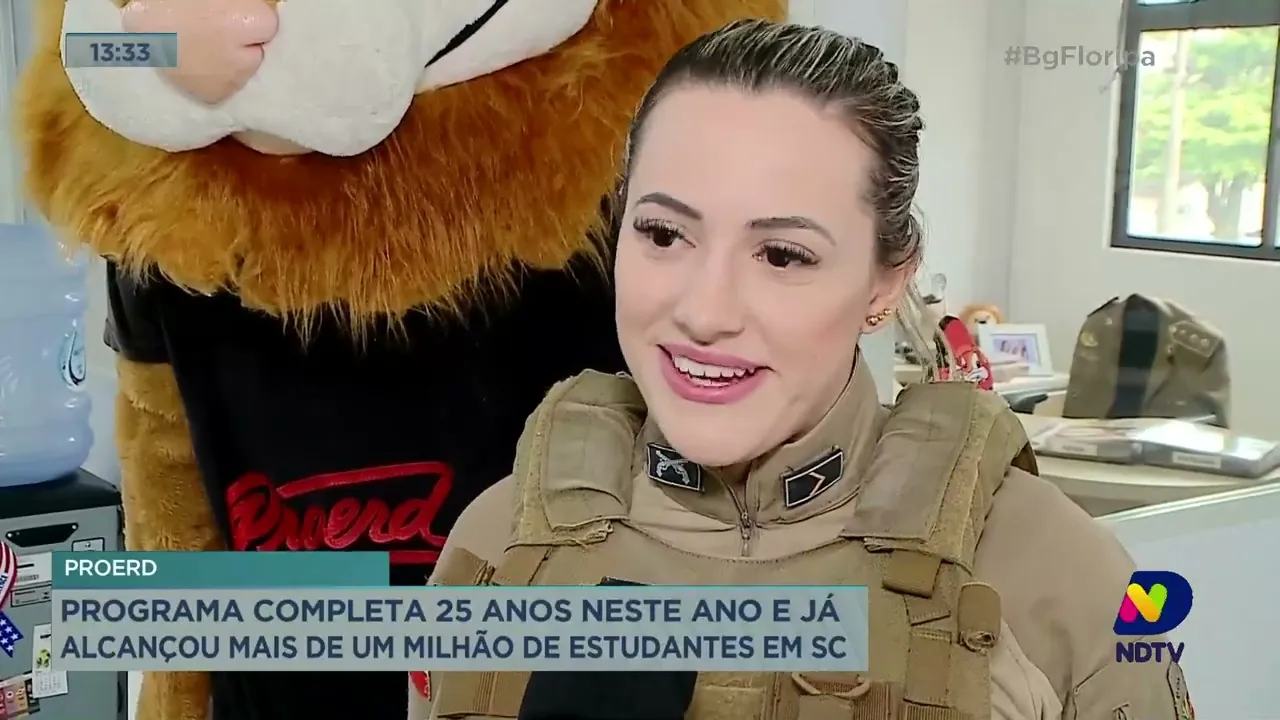 Proerd completa 25 anos e já alcança mais de um milhão de estudantes em Santa Catarina