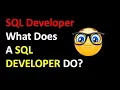 What is a SQL Developer Is it a Career for You