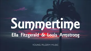Download Ella Fitzgerald \u0026 Louis Armstrong - Summertime (Lyrics) MP3
