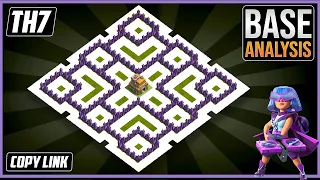 LEGENDRY TH7 defense Base 2025 TownHall 7 Hybrid Base Design - Clash of Clans COC