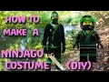Make a DIY Green Ninja Costume Lego Ninjago