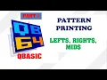 STRING PATTERN PRINTING in QBasic Part 1 Make Easy