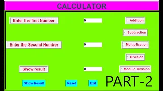 Simple Calculator in Tkinter Python python Gui projects using Tkinter Part-2