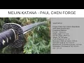 Download Lagu Meijin Katana - Folded Shinken - Paul Chen - Hanwei Forge