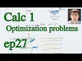 Calculus 1 Stewart Ep 27 Optimization Nov 10 2021