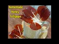 Homemade honey lollipops lollipop recipe lollipop ginger sugar candy for sore throat