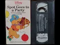 Download Lagu Disney presents Spot Goes to a Party (1994 VHS)