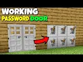 Minecraft How to make a PASSWORD DOOR easy