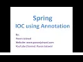 5 Spring IoC using Java Annotations