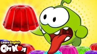 Om Nom Stuck In JELLY | Learn Colors Videos For Kids | Learn With Om Nom