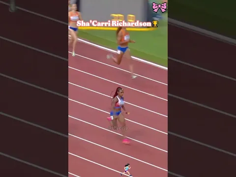 Childhood Vs Adulthood Sha CarriRichardson Winning World Championship #childhoodmemories#shacarri