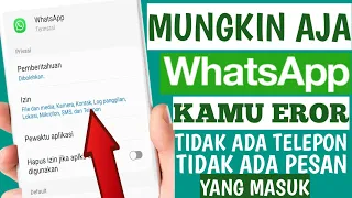 Download Cara Mengatasi Whatsapp Tidak Ada pesan masuk dan Panggilan Masuk MP3